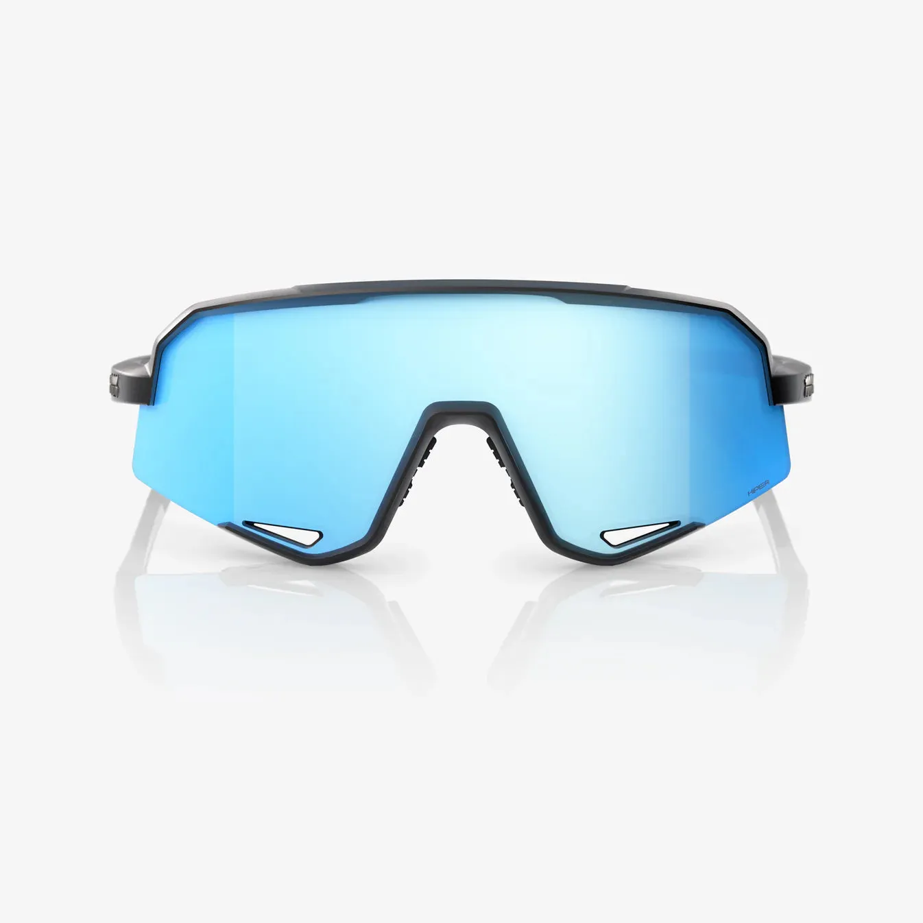 100% SLENDALE Matte Black HiPER® Blue Multilayer Mirror Lens