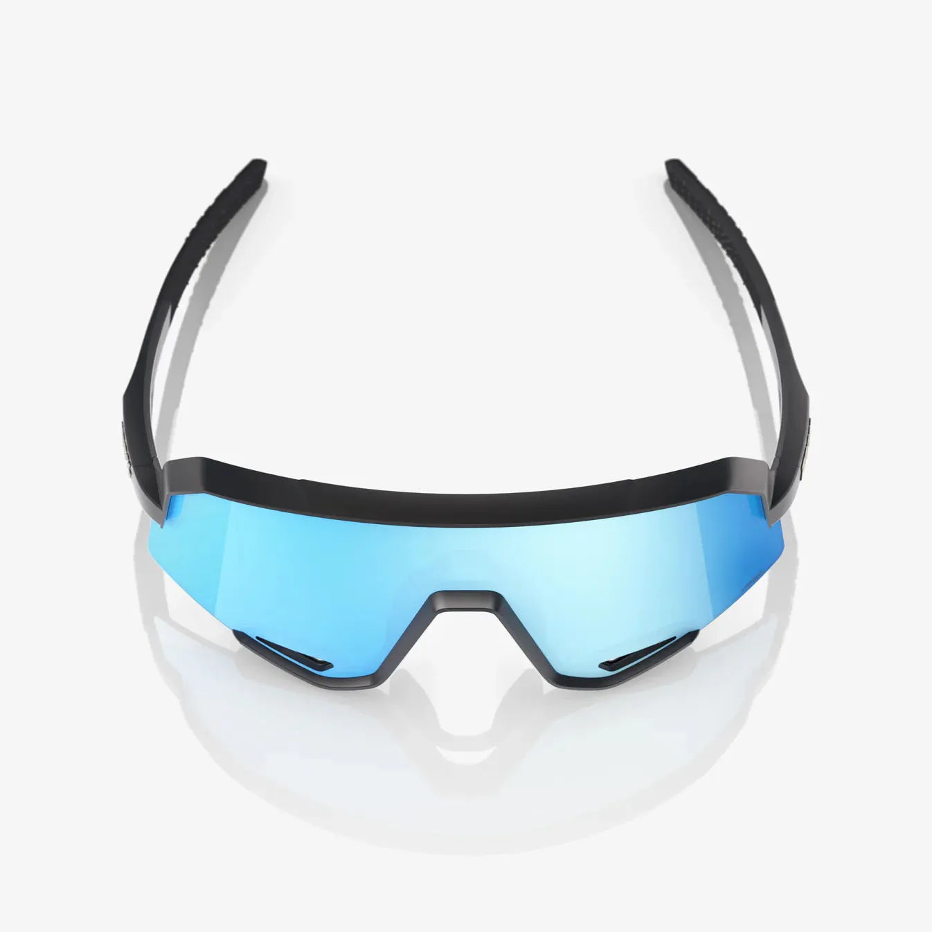 100% SLENDALE Matte Black HiPER® Blue Multilayer Mirror Lens