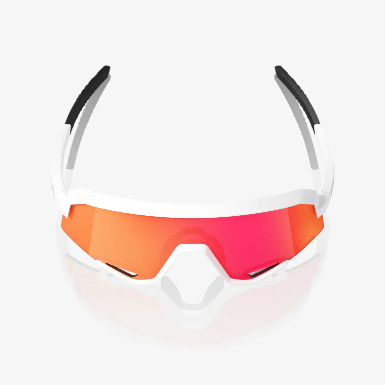 100% SLENDALE Matte White HiPER® Red Multilayer Mirror Lens