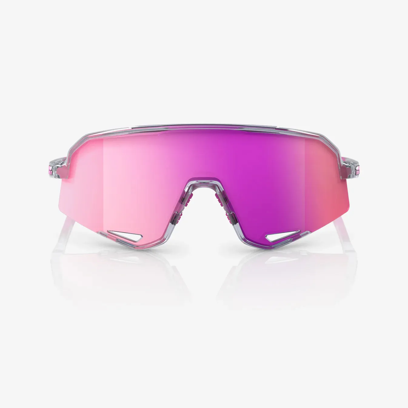 100% SLENDALE Polished Translucent Grey, Purple Multilayer Mirror Lens