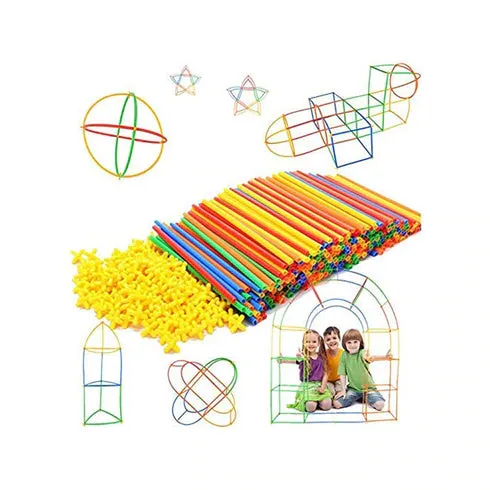 100pcs Straws and Connectors Builders Kit