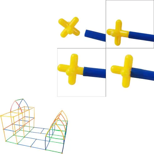 100pcs Straws and Connectors Builders Kit