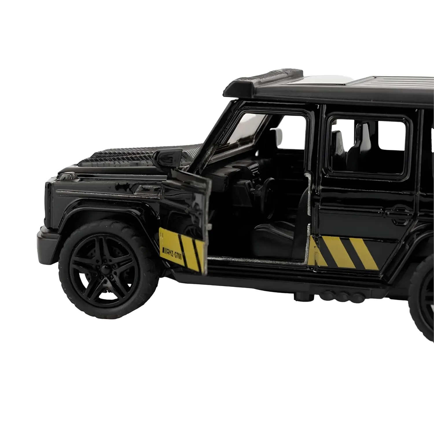 1:36 Diecast Metal G Wagon Model Car - 1:36 Scale, Black, Openable Doors for Collectors and Kids Random Colours