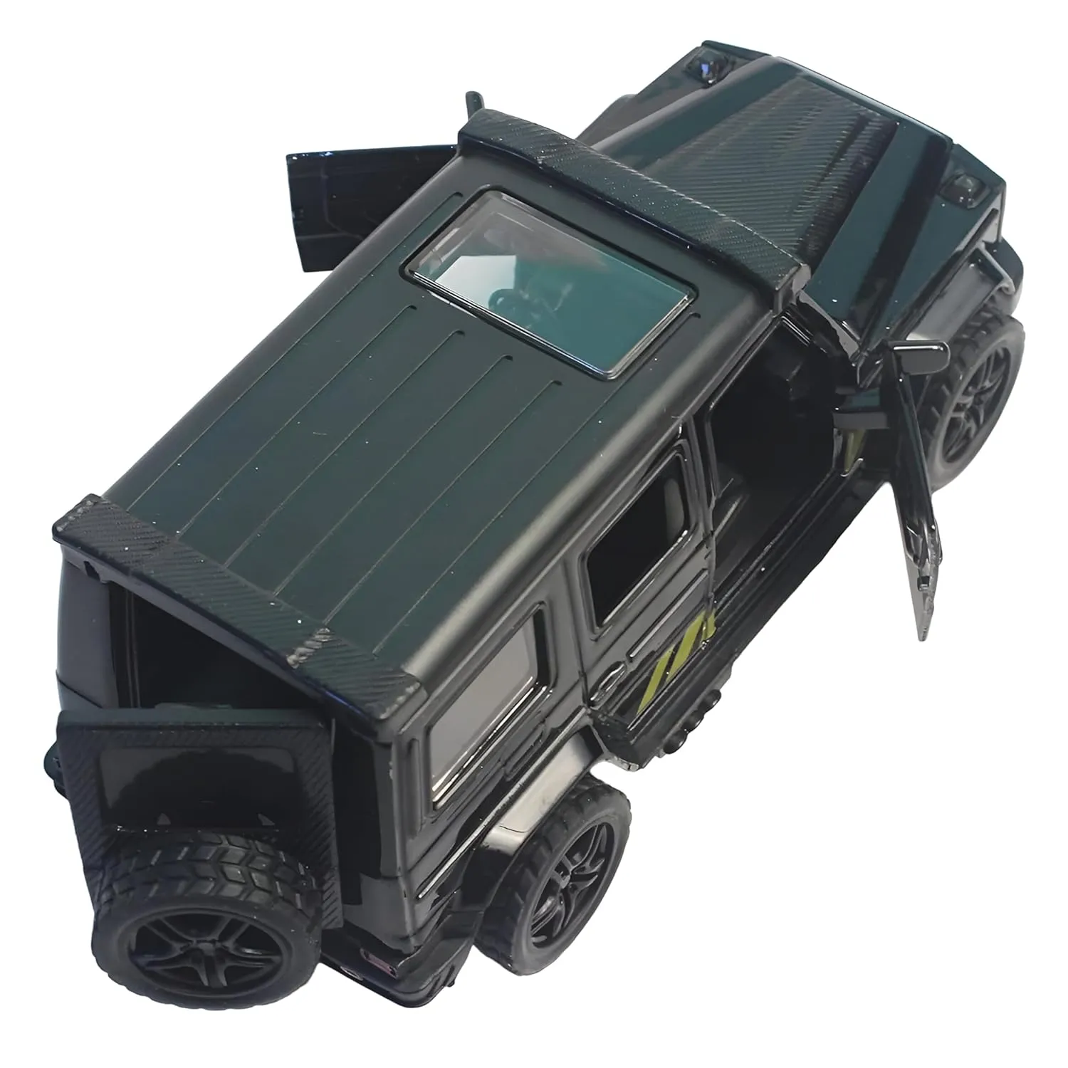 1:36 Diecast Metal G Wagon Model Car - 1:36 Scale, Black, Openable Doors for Collectors and Kids Random Colours