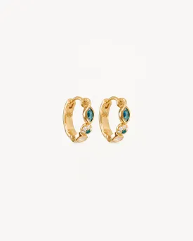 18k Gold Vermeil Protection of Eye Hoops