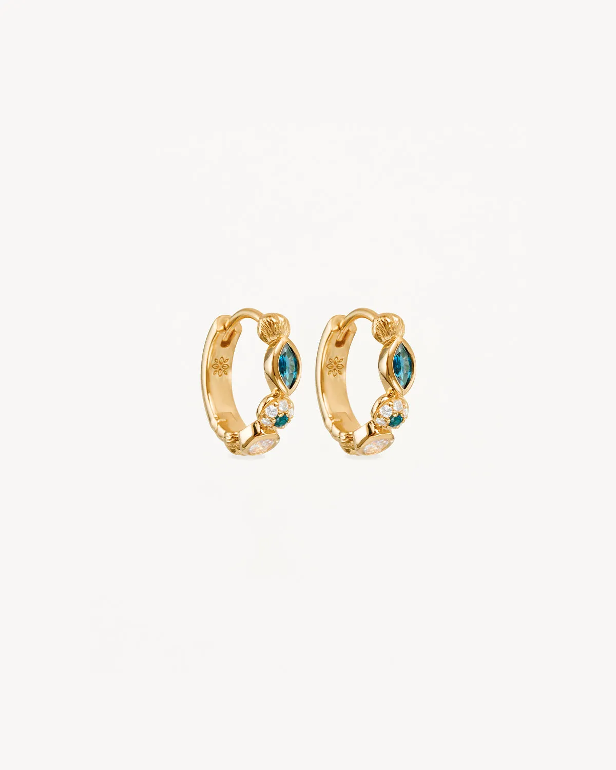 18k Gold Vermeil Protection of Eye Hoops