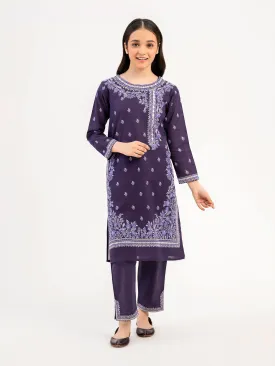 2 Piece Khaddar Suit-Printed