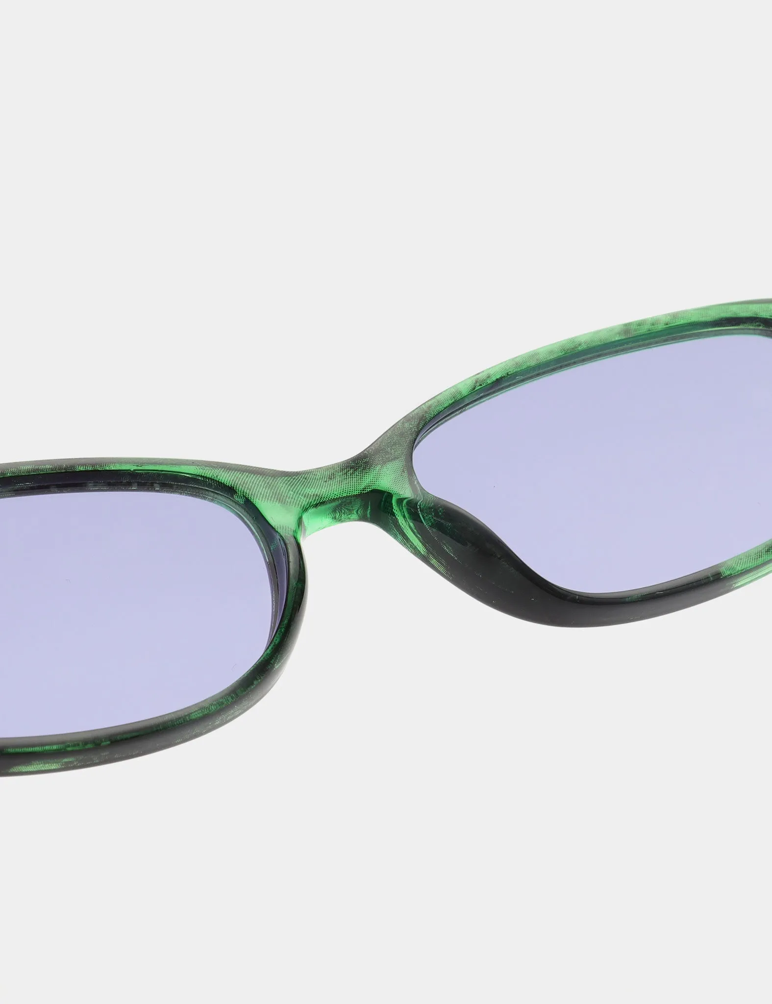 A. Kjaerbede Macy Sunglasses - Green Marble Transparent