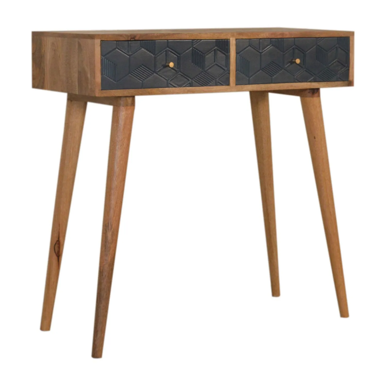 Acadia Solid Wood 2 Drawers Console Table