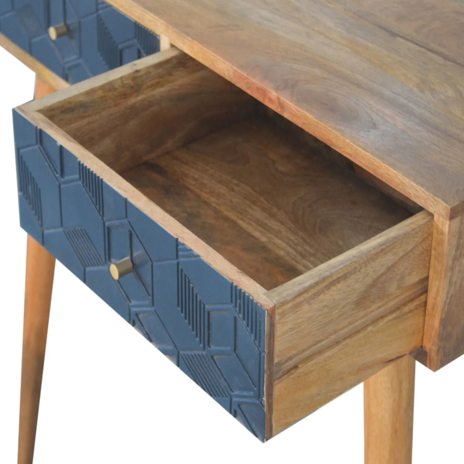 Acadia Solid Wood 2 Drawers Console Table