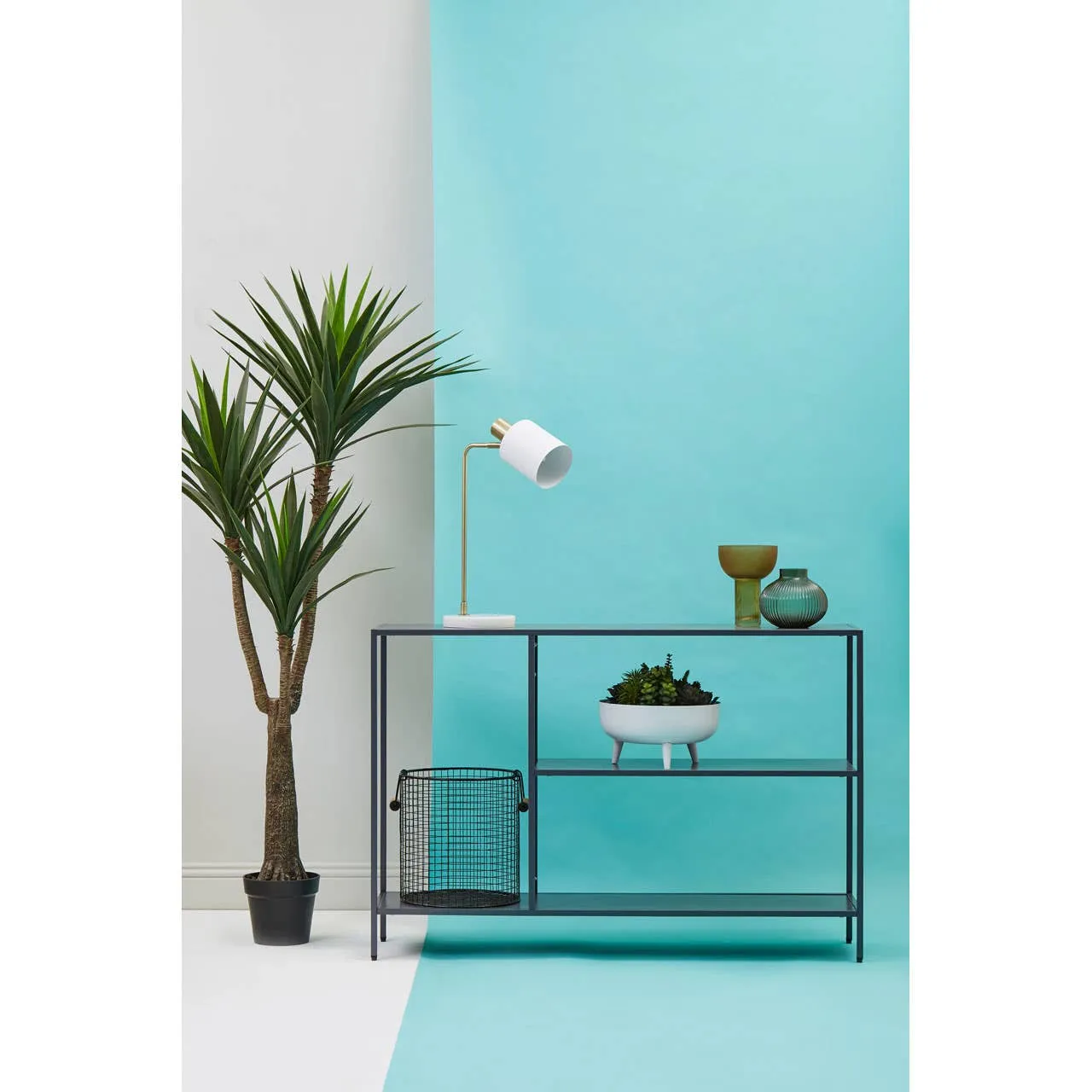 Acero Grey Console Table