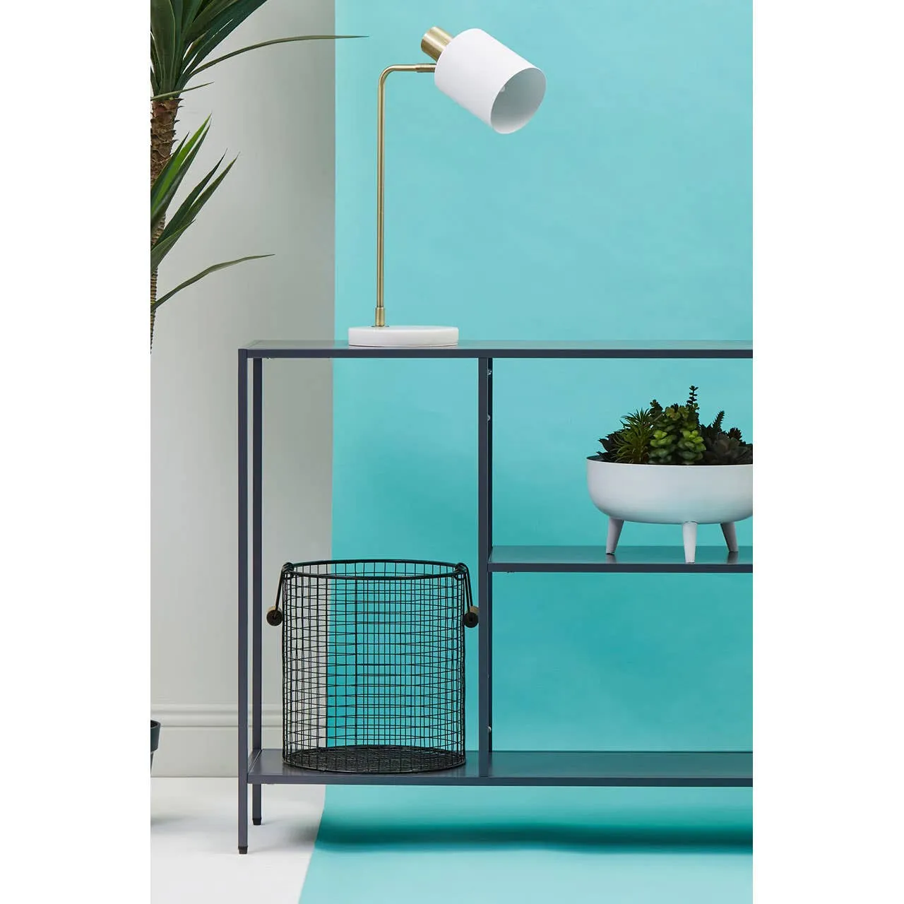 Acero Grey Console Table