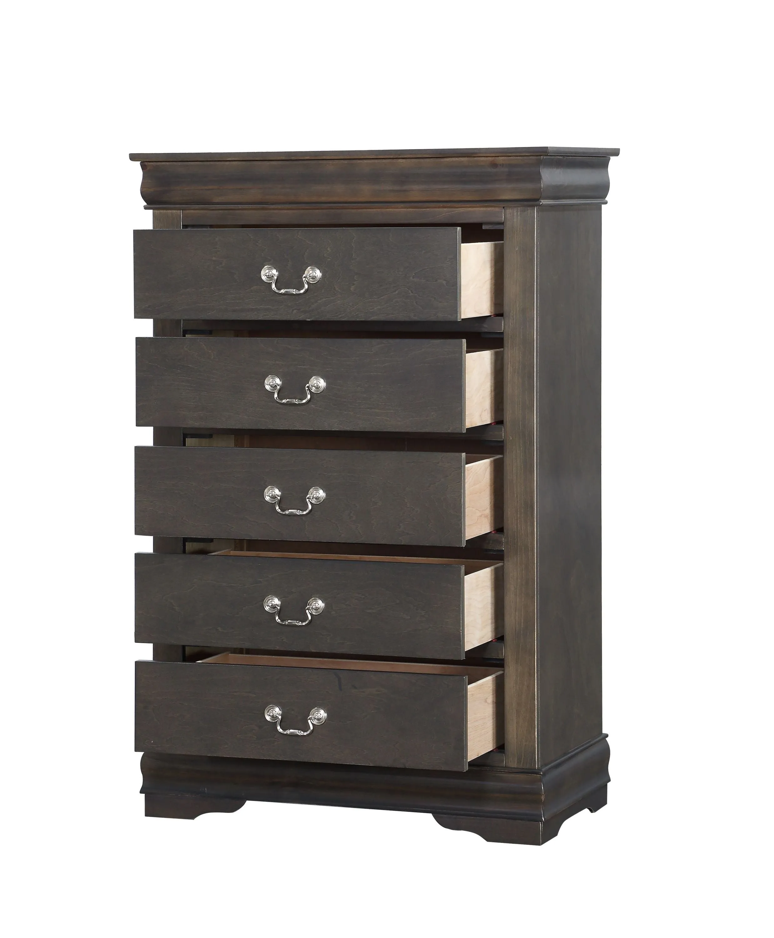 ACME Louis Philippe Chest in Dark Gray 26796