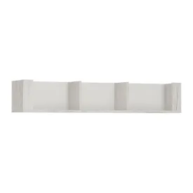 Angel Oak Wide Wall Shelf in White