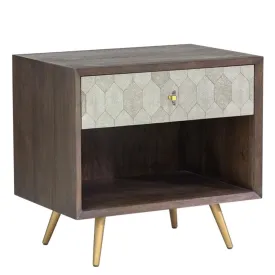 Aniston Nightstand Dark Mango by Sunpan