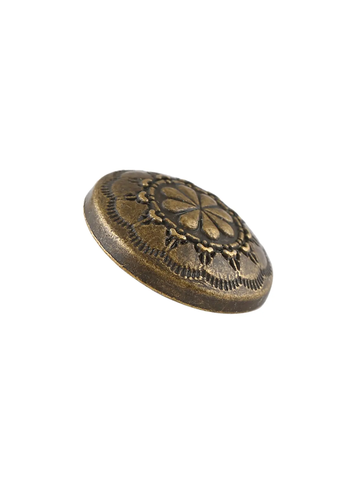 Antique Brass Intricate Design Ethnic Button