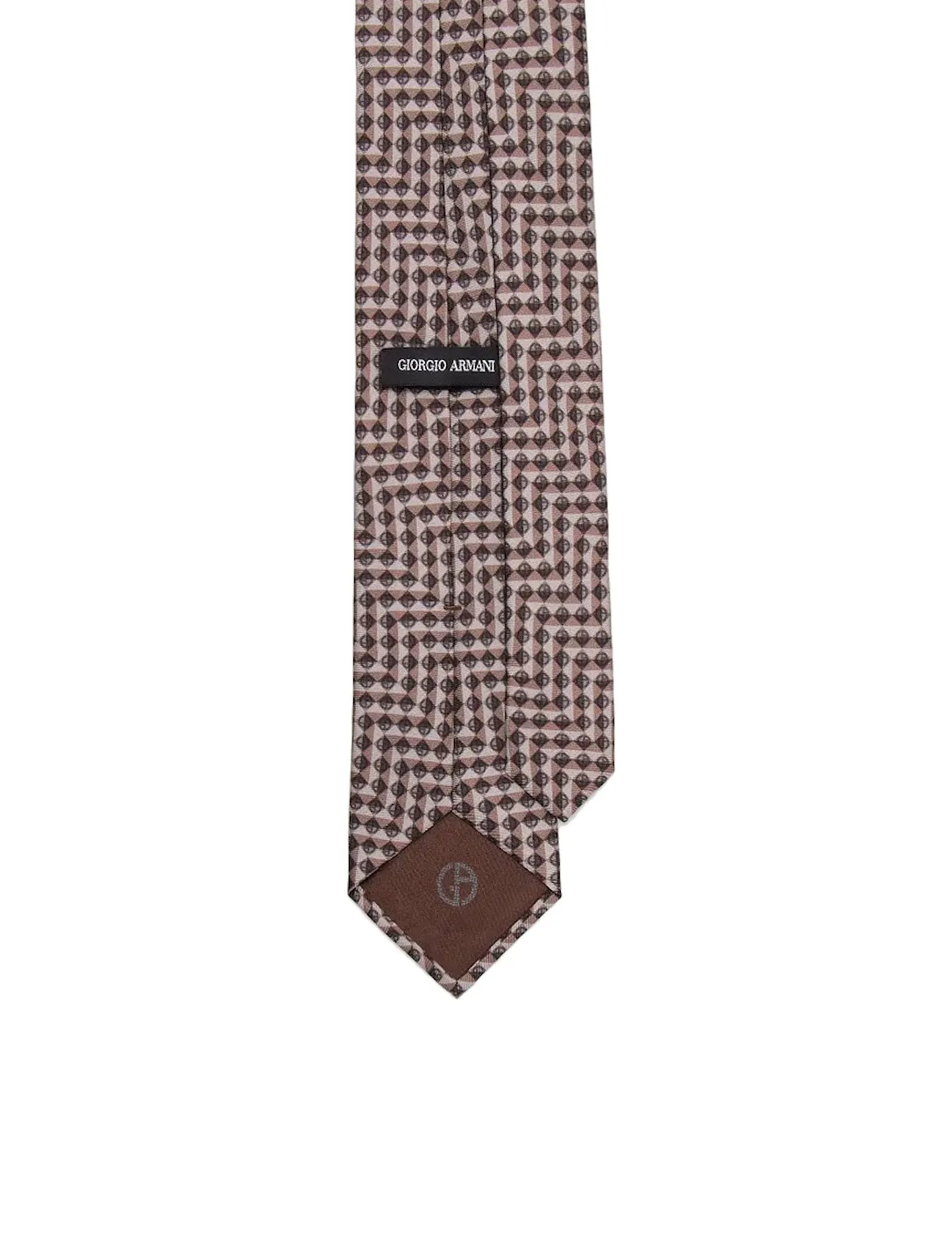 Armani Sustainability Values printed silk tie