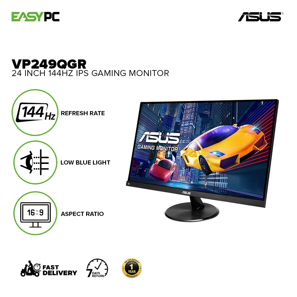 Asus VP249QGR 24" 144Hz IPS Gaming Monitor