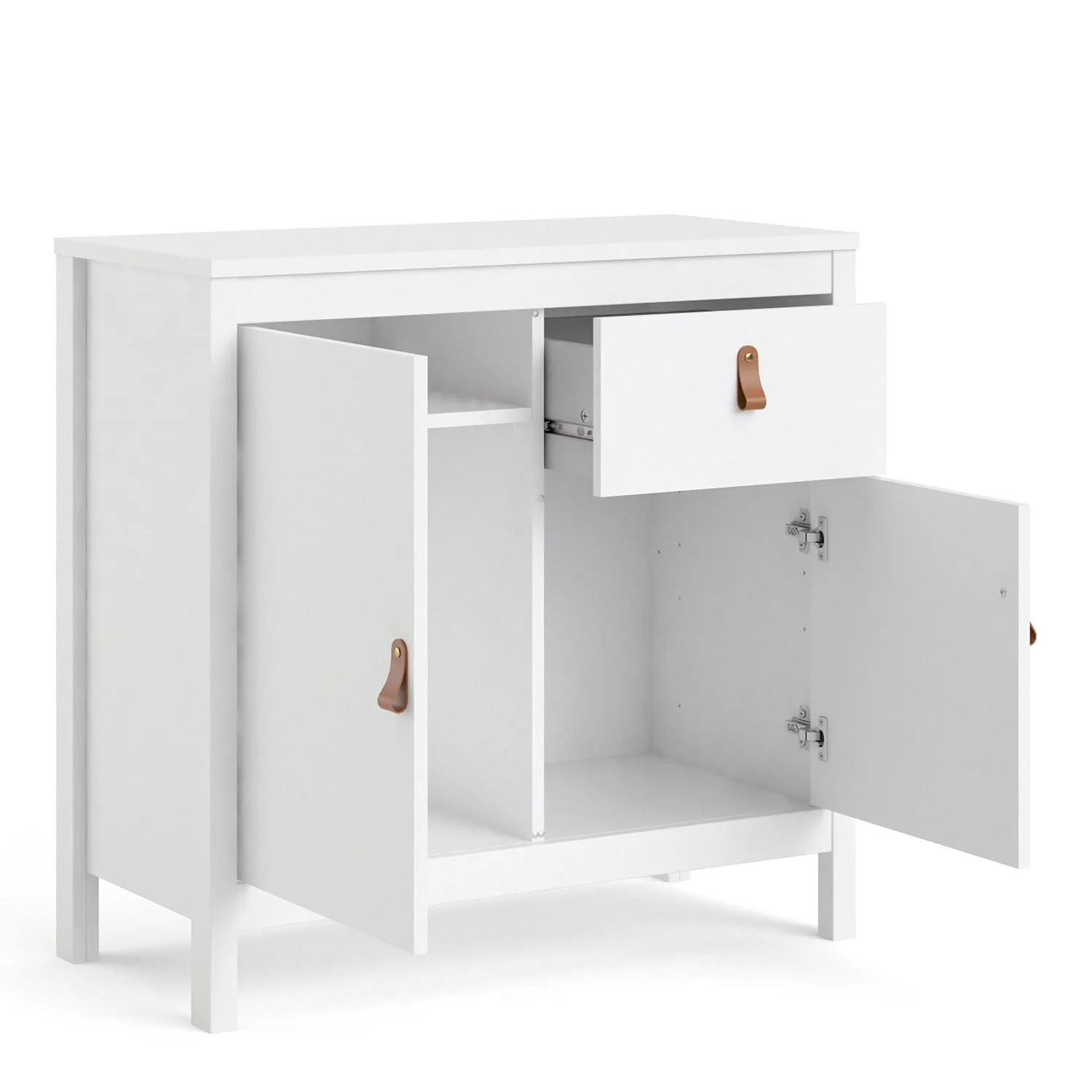 Barcelona White 2 Doors Modern Sideboard