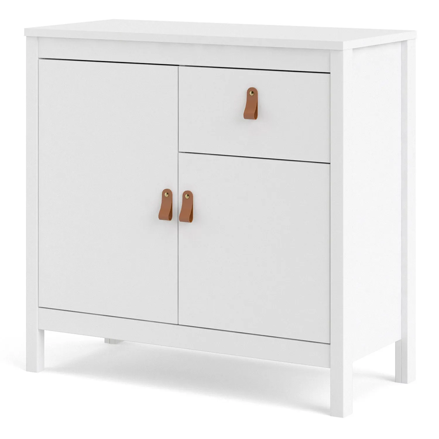 Barcelona White 2 Doors Modern Sideboard