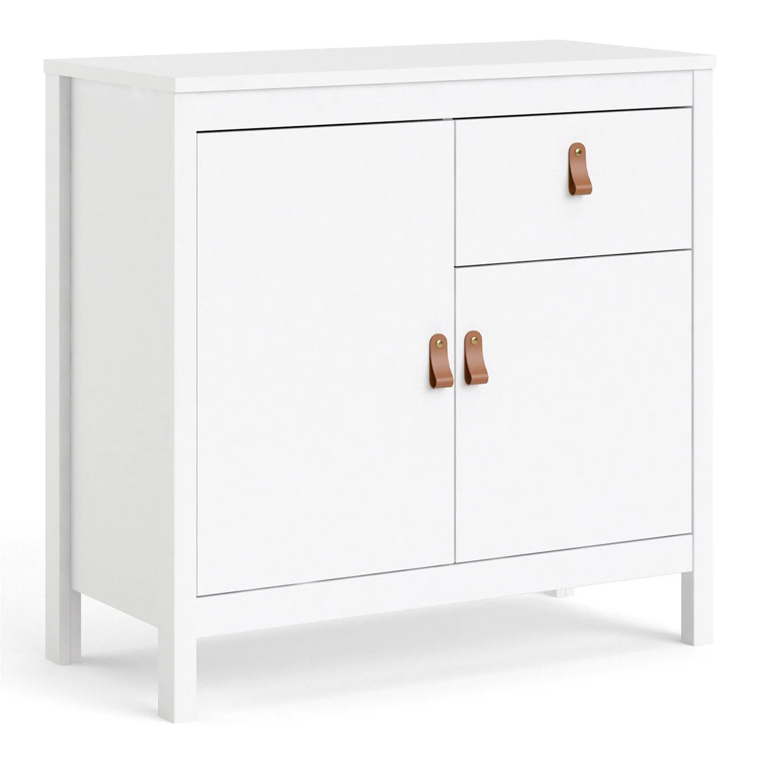 Barcelona White 2 Doors Modern Sideboard