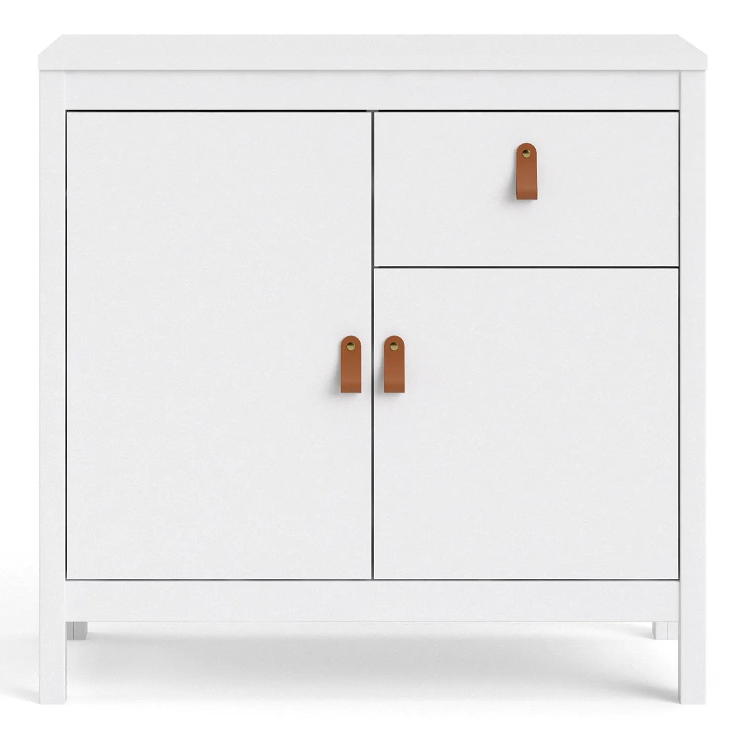 Barcelona White 2 Doors Modern Sideboard