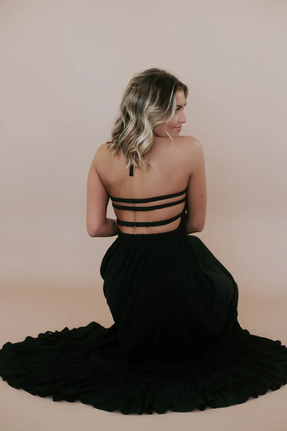 Be Obsessed Maxi Dress, Black