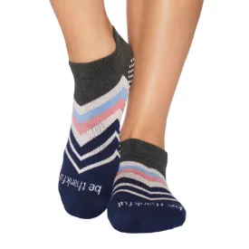 Be Thankful Grip Sock Grip Socks - Betty - Indigo (Barre / Pilates)