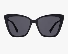 Becky II Black/Dark Smoke Sunglasses