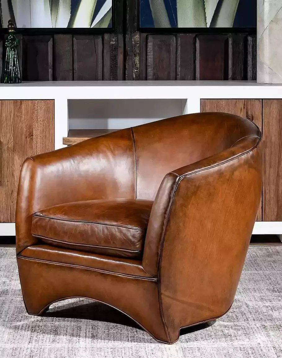 Benton Leather Accent Chair