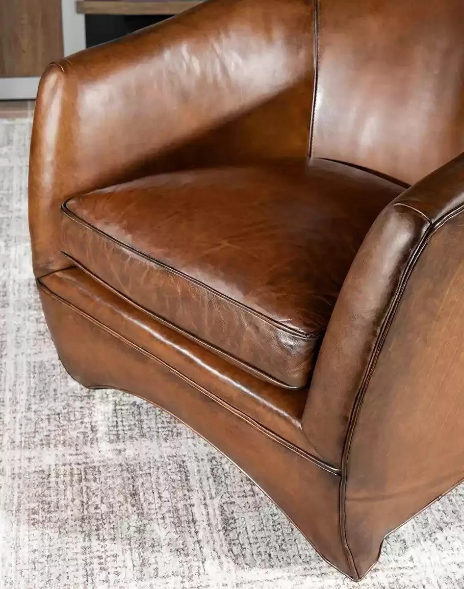 Benton Leather Accent Chair