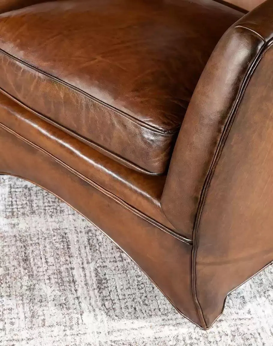 Benton Leather Accent Chair