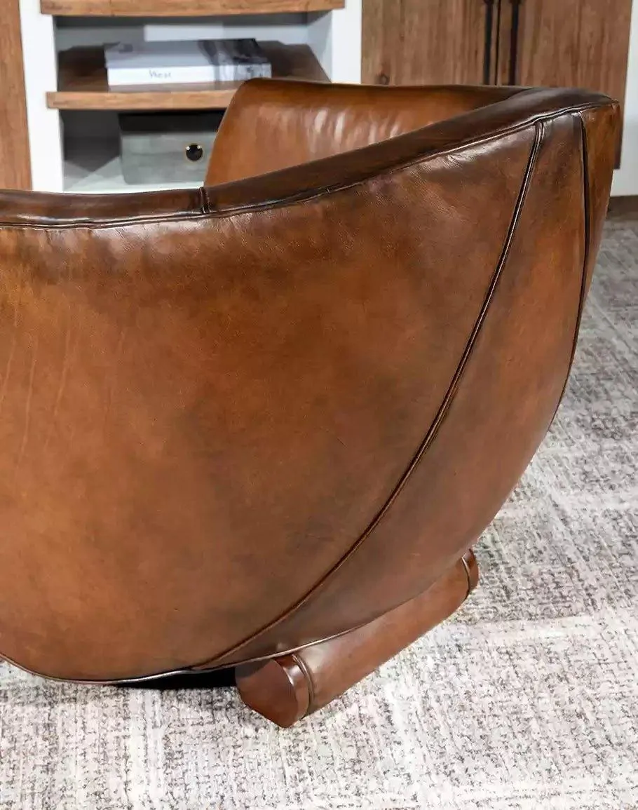 Benton Leather Accent Chair