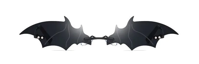 Black Bat Wing Sunglasses