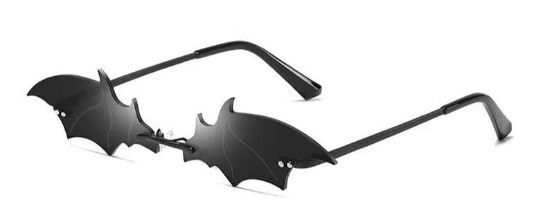 Black Bat Wing Sunglasses