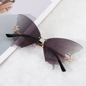 Black Butterfly Shaped Sunglasses