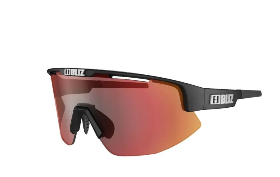 Bliz Matrix Sport Sunglasses (Brown w Red Multi/Black)