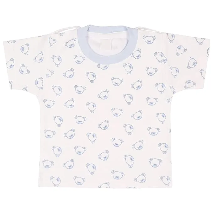 Boys Star Printed Cotton Dungaree Set