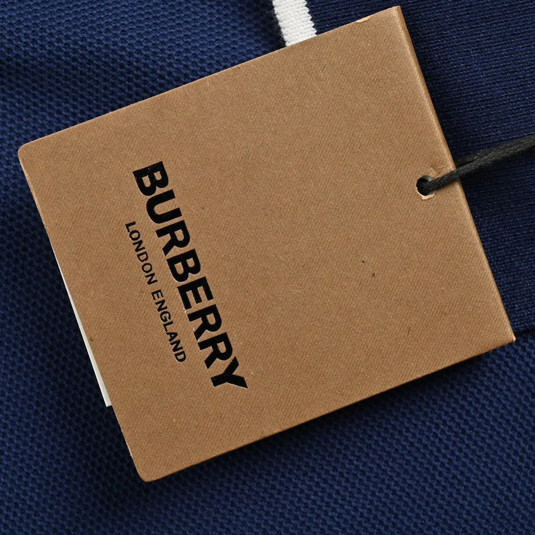 Burberry England Polo Shirt (Navy Blue)