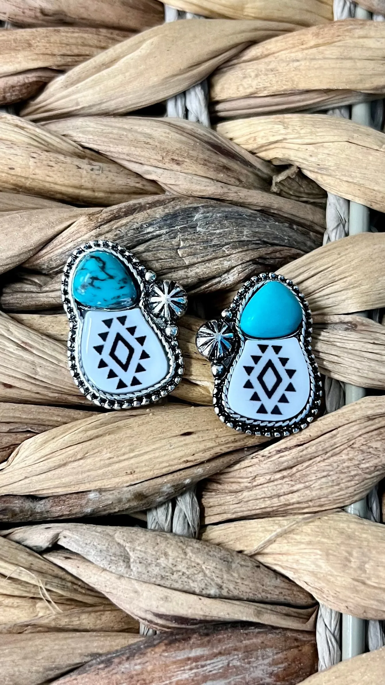 By My Side Turquoise Earrings