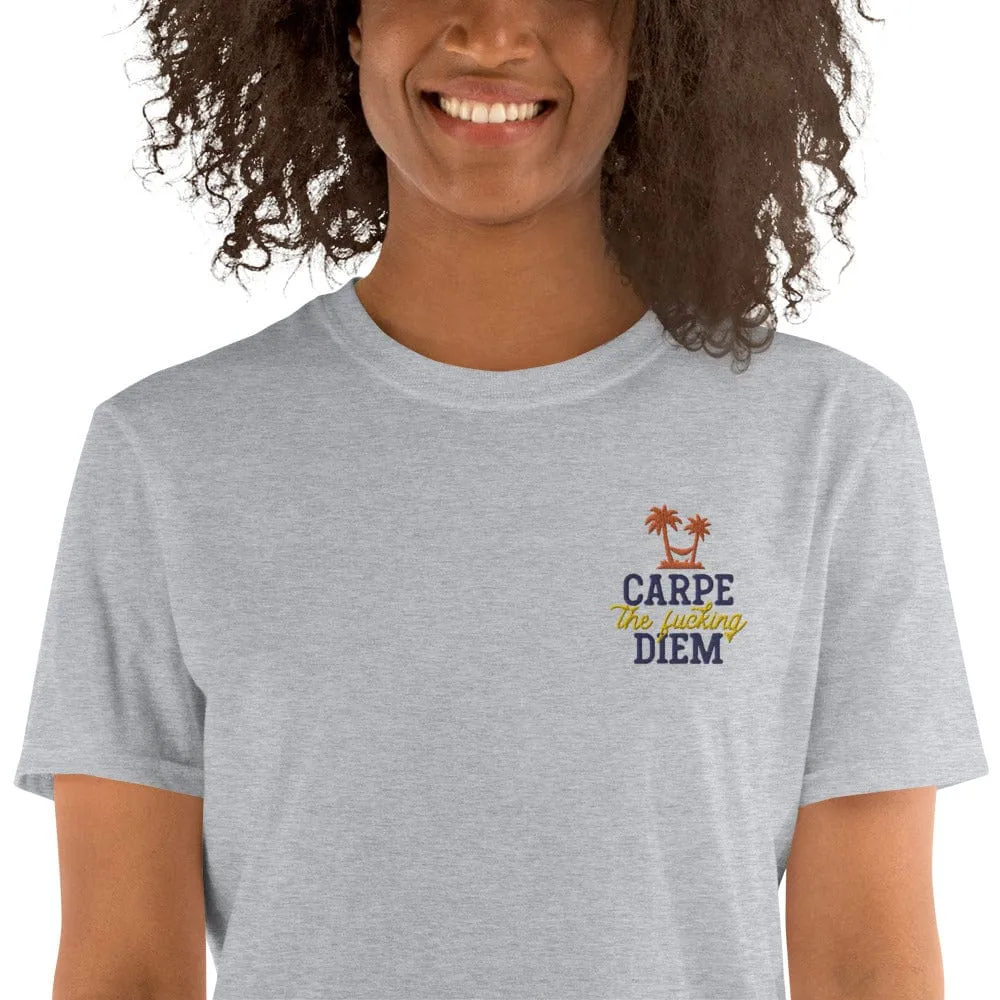 Carpe The Fucking Diem Vacation Design - Premium T-Shirt