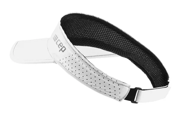 CEP Unisex's The Run Visor - White