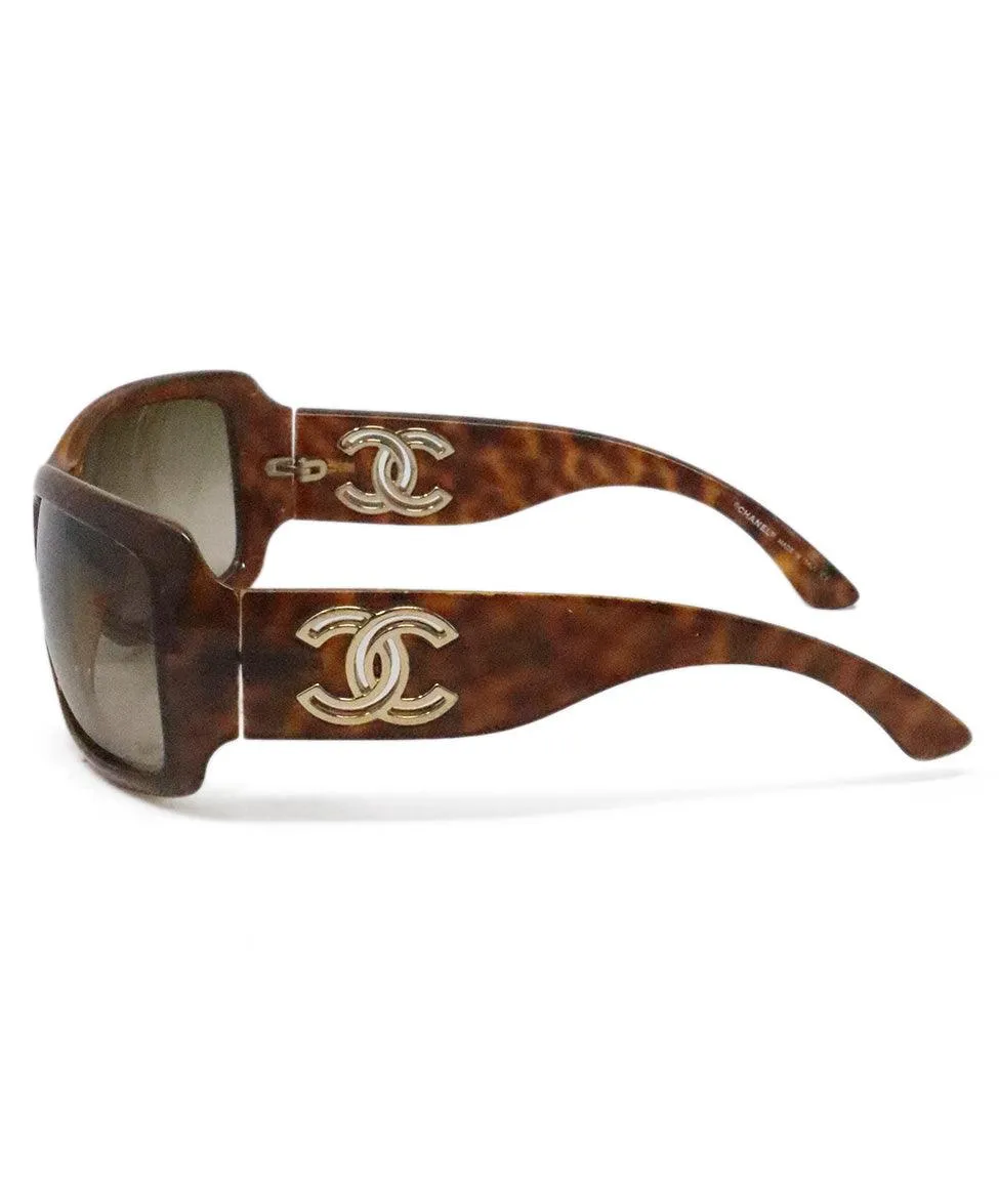 Chanel Tortoise Shell Sunglasses