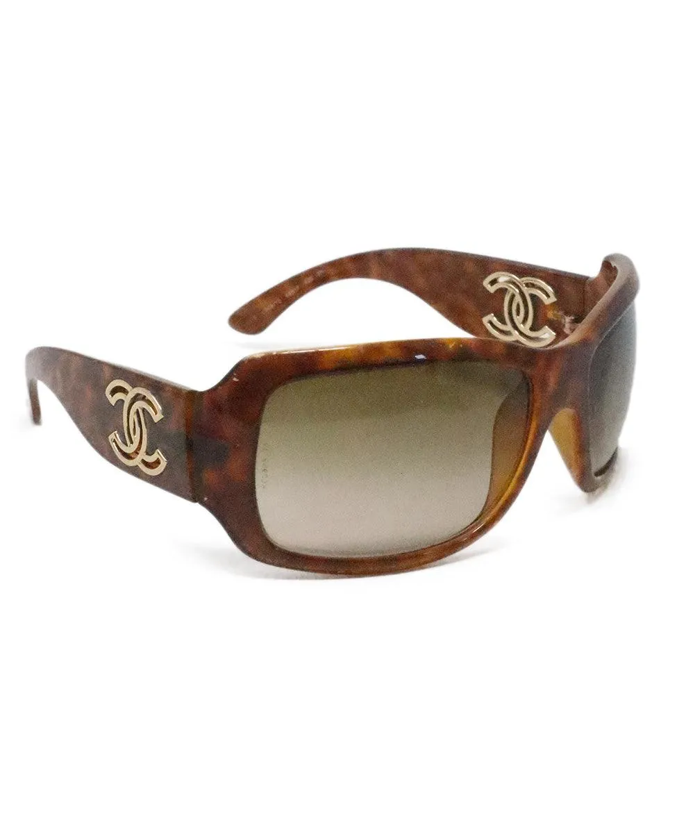 Chanel Tortoise Shell Sunglasses