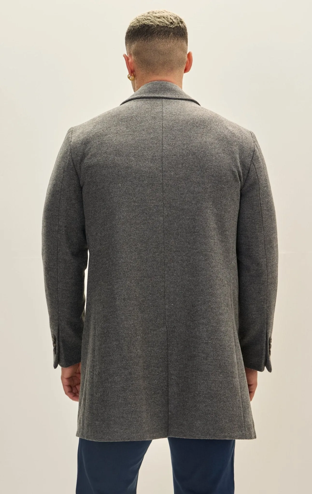 Classic Pea Coat - Grey