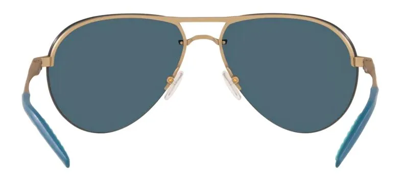 Costa Del Mar Helo Matte Champagne Frame - Blue Mirror 580 Plastic Lens - Polarized Sunglasses