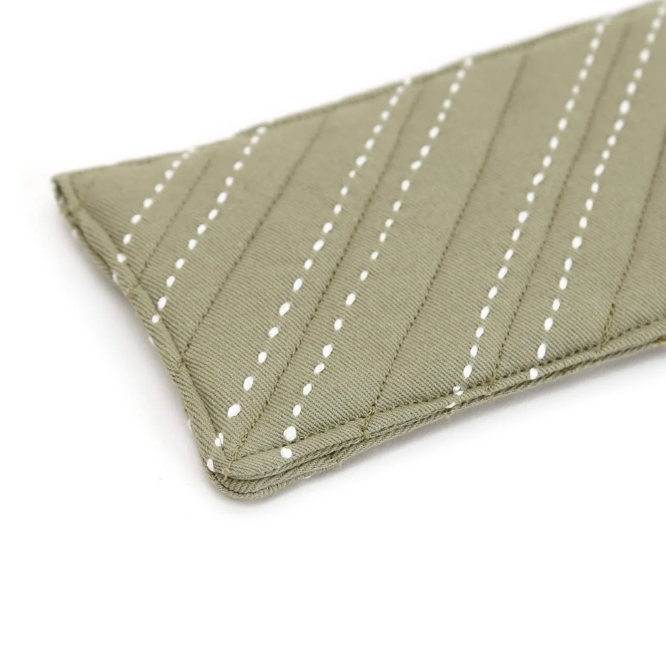 Cotton Glasses Case / Sage