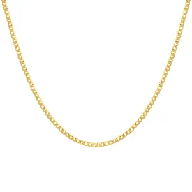 Cubano Chain Necklace | Solid 14k Gold