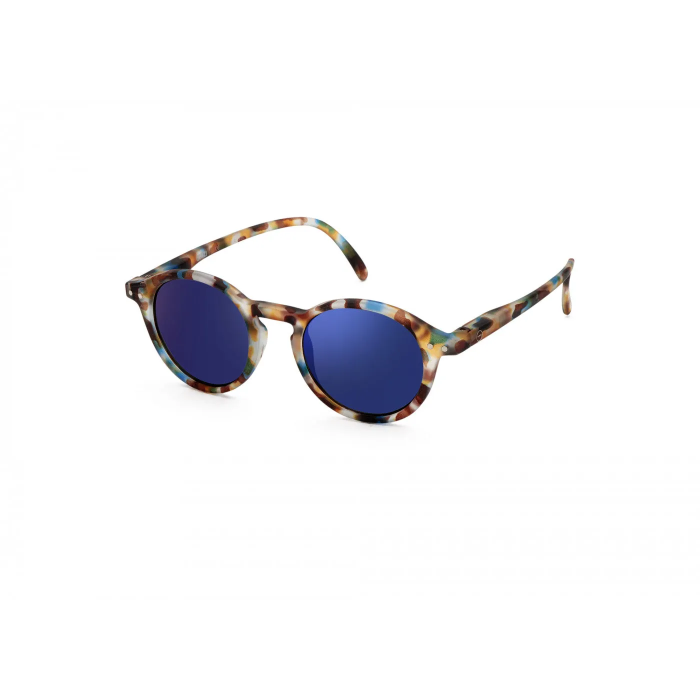 #D Junior Sunglasses (Blue Tortoise Mirror)