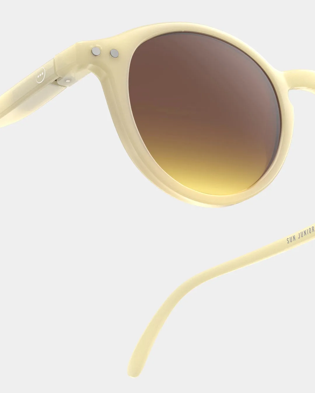 #D Junior Sunglasses (Glossy Ivory)